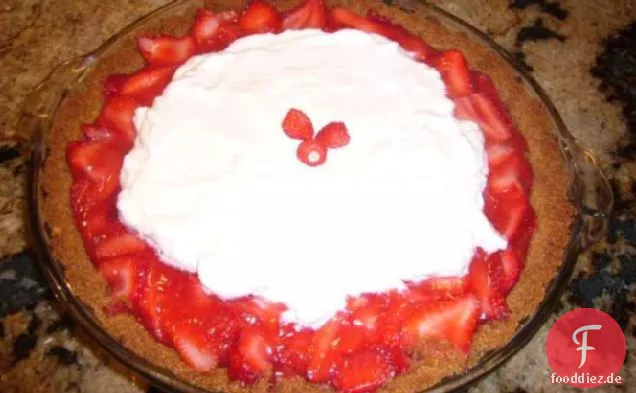 Frische Erdbeere Icebox Pie
