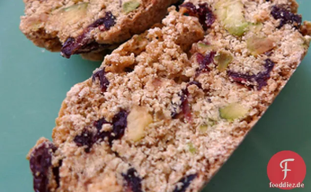 Urlaub Biscotti Mit Preiselbeeren und Pistazien