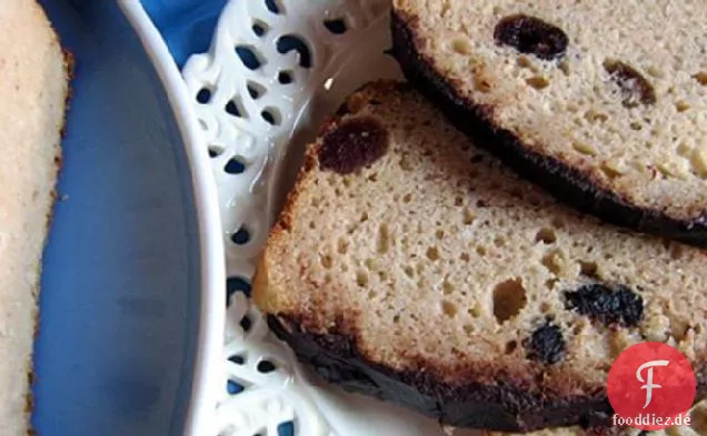 Weiße Schokolade Iced Cranberry Brot