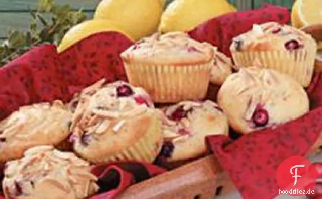 Zitronen-Cranberry-Muffins