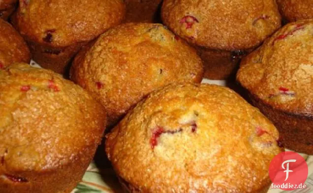 Herrliche (fettarme) Cranberry-Muffins