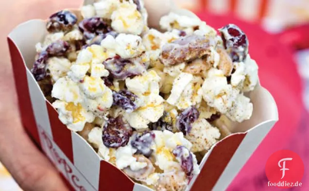Gold Bestäubt weiße Schokolade Popcorn