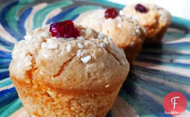 Weiße Schokolade-Cranberry-Muffins