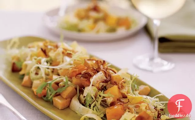 Gerösteter Wurzel-Gemüse-Salat mit Persimonen