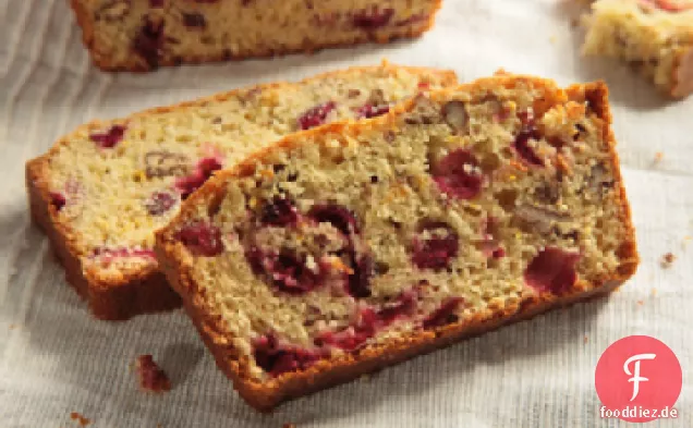 Cranberry-Orange schnelles Brotrezept