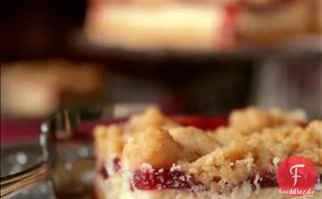 Cranberry-Hafer-Frischkäse-Riegel