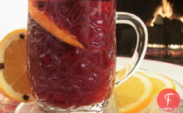Fireside Cranberry Granatapfel gewürzter Apfelwein