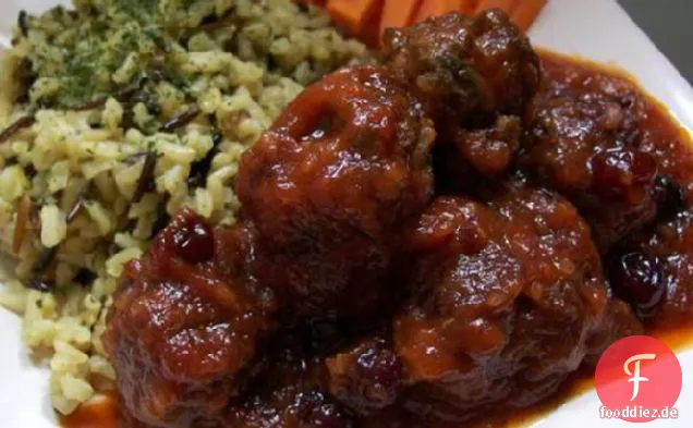 Cranberry-Chili-Sauce für Fleischbällchen