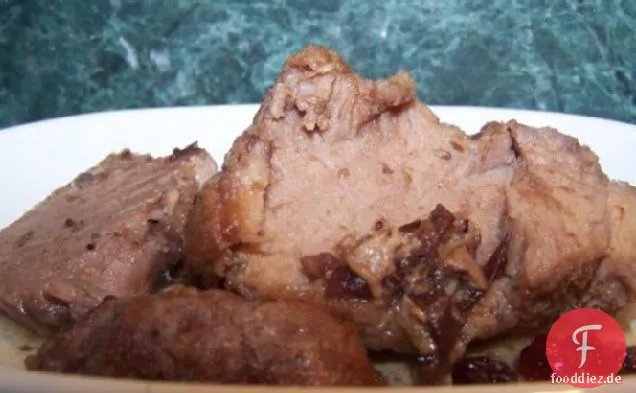 Cranberry Schweinefleisch Crock Pot