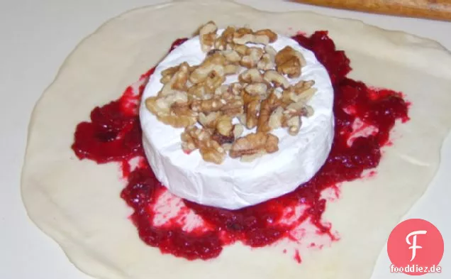 Cranberry und Walnuss Gebackener Brie