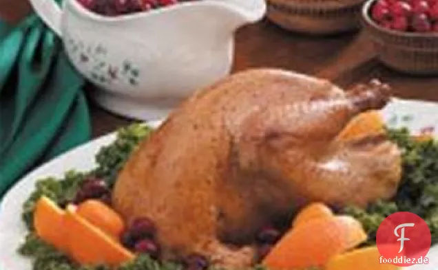 Fasan mit Cranberry-Sauce