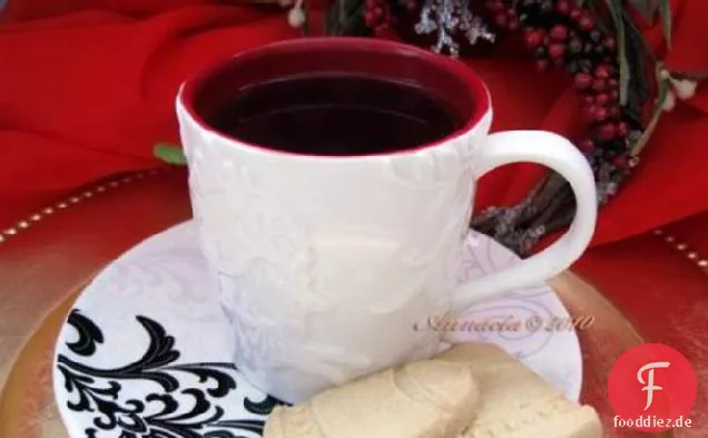 Heißer Weihnachtstee