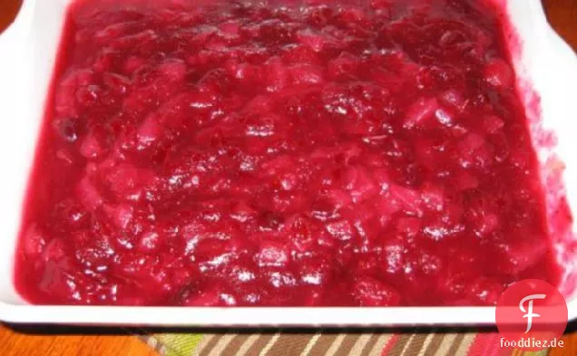 Cranberry-Sauce Mit Birne