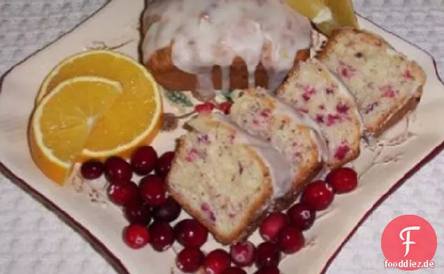 Cranberry-Orange schnelles Brot