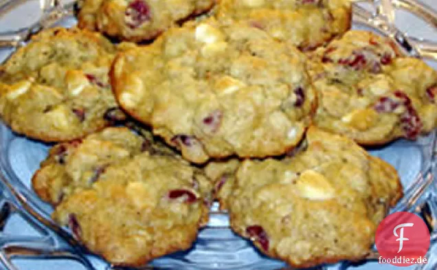 Cranberry-Hafer mit Schokolade