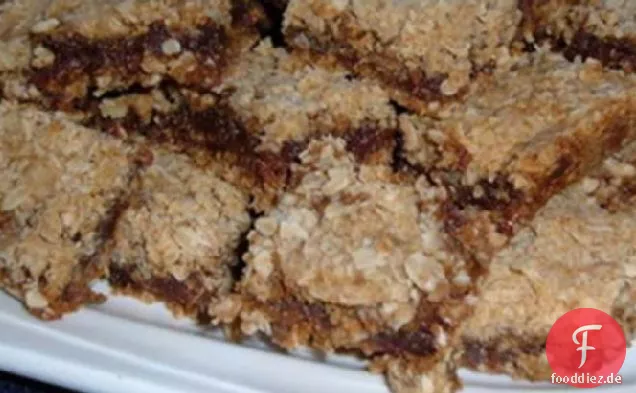 Datum gefüllt, Haferflocken Bars
