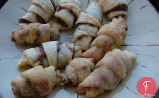 Rugelach (Gefüllte Frischkäse-Kekse)