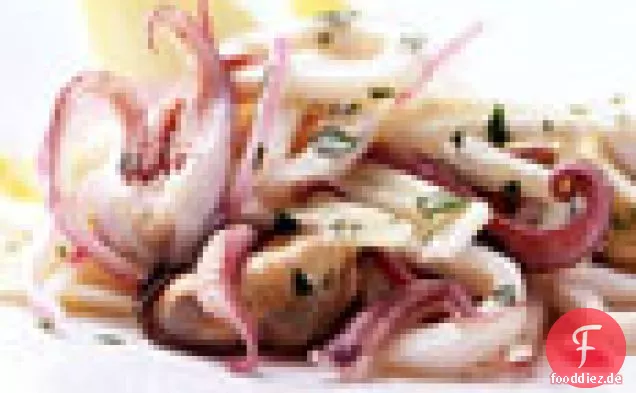Tintenfisch-Muschelsalat