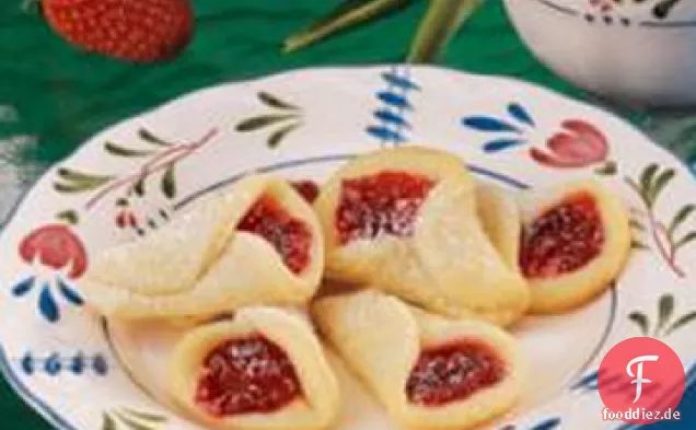 Erdbeere Hochzeitsglocke Cookies