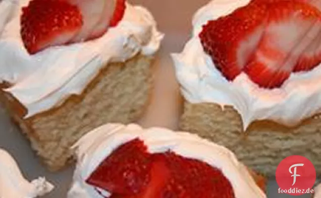 Cottage Pudding (Kuchen für Erdbeer Shortcake)
