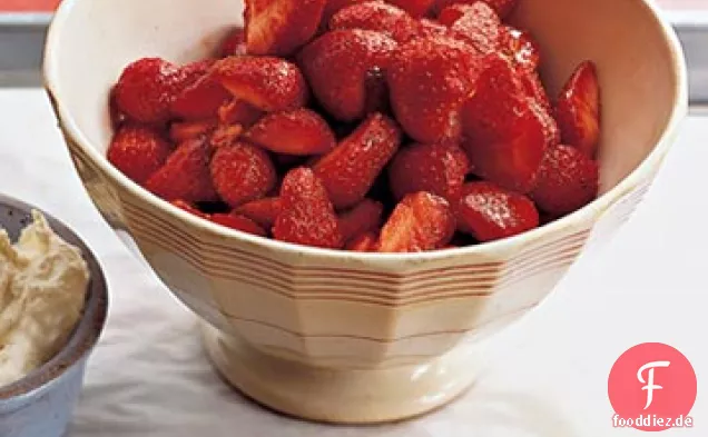 Mazerierte Erdbeeren