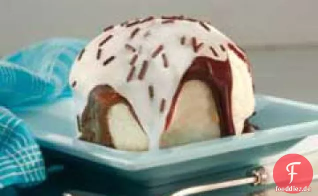 Schnee-Kugel-Eisbecher