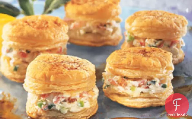 Krebsfleisch Canapes - Vorspeisen