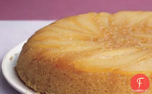 Ahorn-Birne-Upside-Down-Kuchen