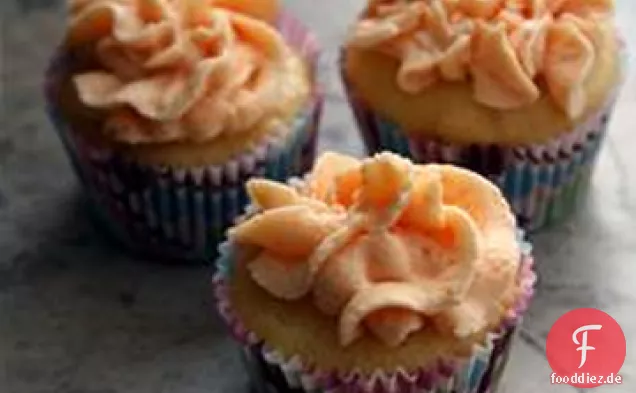 Verträumte Orange Cupcakes