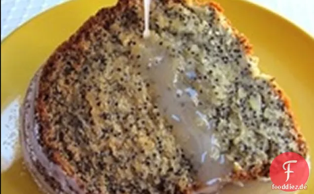 Purim Mohnkuchen mit Zitronenglasur