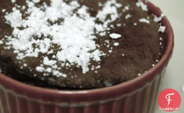 Nüsse für Sie Schokolade Geschmolzene Lava Kuchen