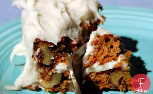 Gebackene Haferflocken Karottenkuchen-Version
