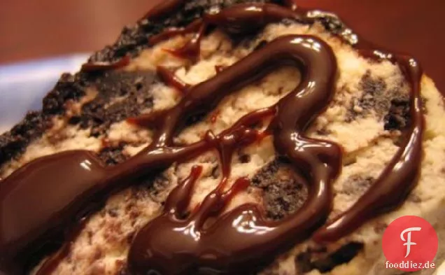 Heißer Fudge Oreo Gourmet Käsekuchen