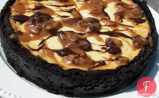 Rhabarber und Ingwer Käsekuchen (Low Carb und glutenfrei)