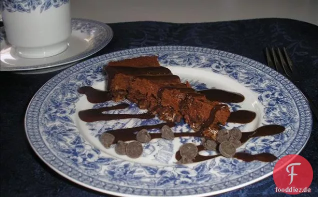 Nüsse und Birnen Käsekuchen