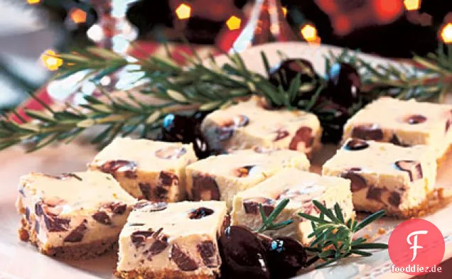 Herzhafte Kalamata-Käsekuchen-Quadrate