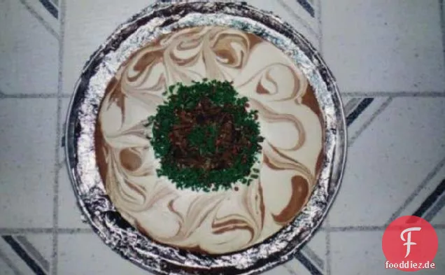 No-Bake Schokolade Amaretto Käsekuchen