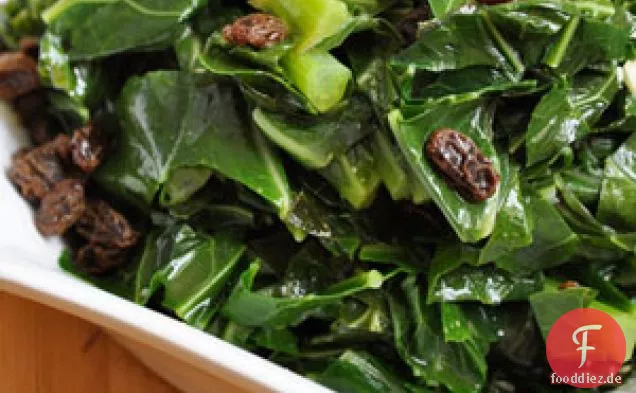 Citrus Collards Mit Rosinen Redux