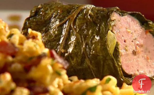 Schweinefleisch-Gefüllte Kohlblätter
