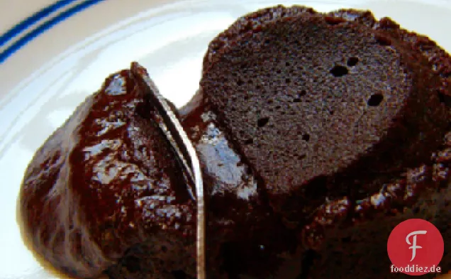 Gesunder zuckerfreier Schokoladenkuchen