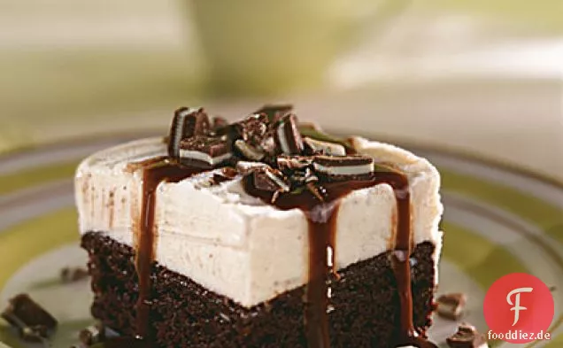 Minze Brownie Eiscreme Bars