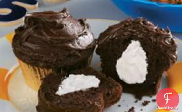 Cremige Mitte Cupcakes
