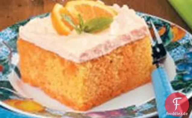 Orangen-Creme-Kuchen
