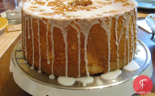 Easy Yellow Pound Kuchen mit Zitronenglasur