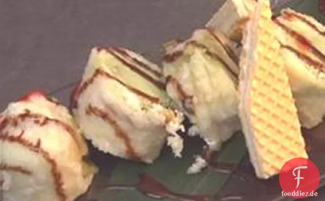 Tempura gebratenes Eis