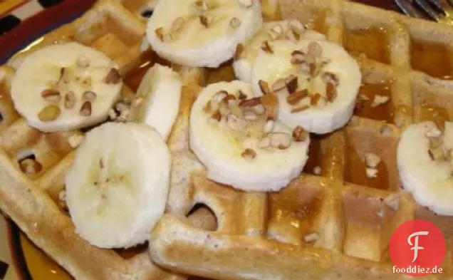 Vollkorn und Leinsamen-Waffeln