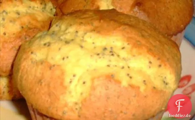 Einfache Zitronen-Mohn-Muffins