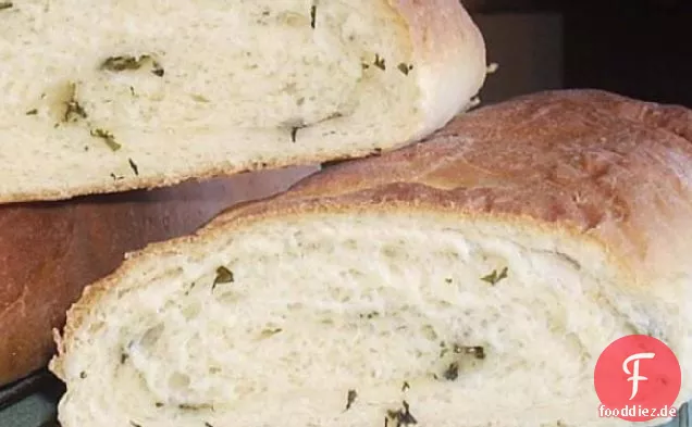 Schinken-Käse-Kräuter-Baguette