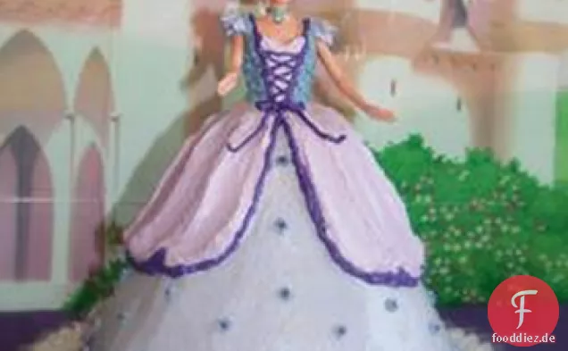 Barbie-Puppe-Kuchen -