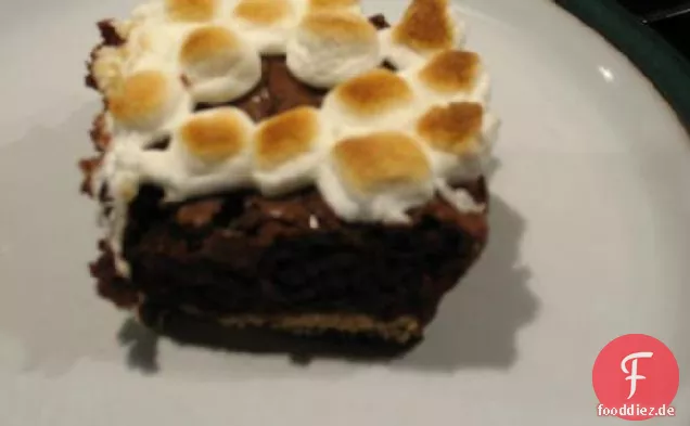 S ' Mores Brownie-Quadrate